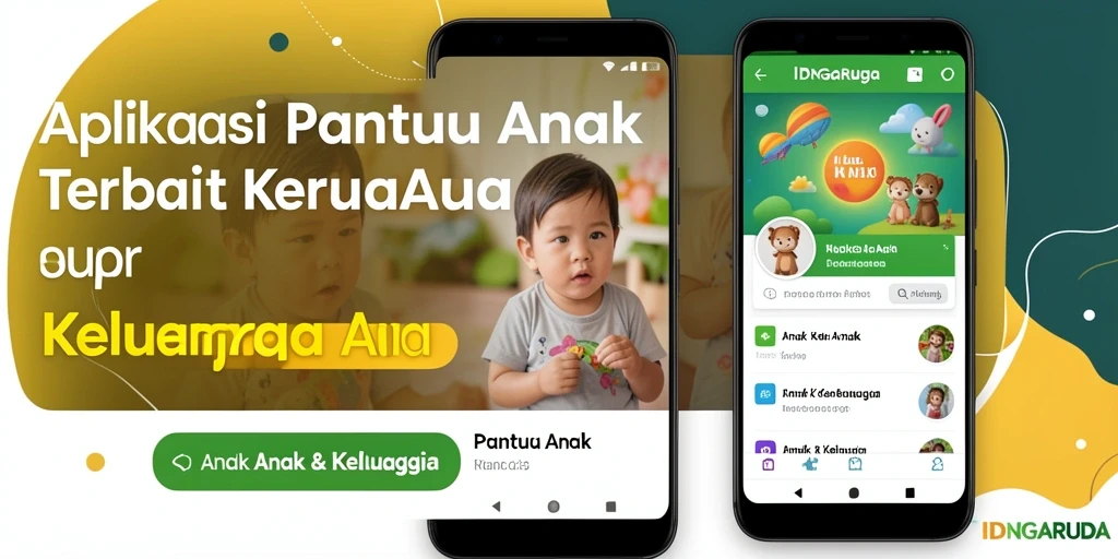 Antarmuka IDNGARUDA yang intuitif untuk memantau anak.