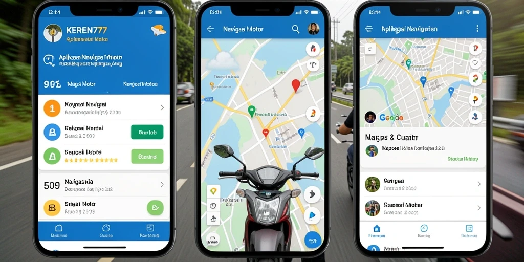 Tampilan antarmuka KEREN777 untuk navigasi motor yang user-friendly.