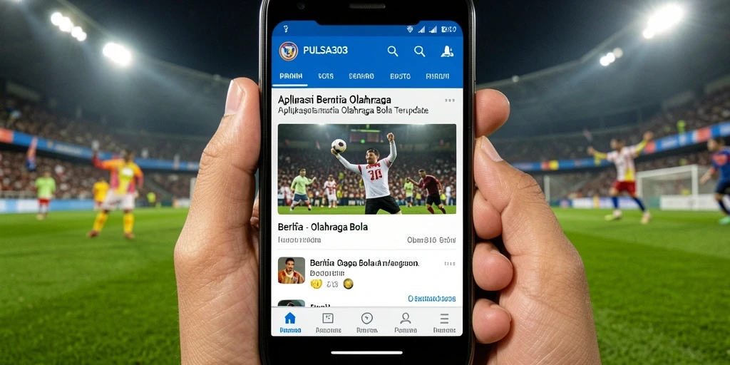 Antarmuka aplikasi PULSA303 yang modern dan informatif.